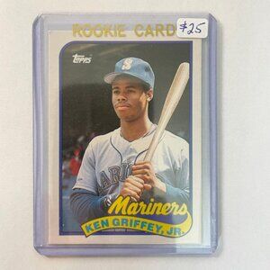 1989 Topps Traded #41T Ken Griffey Jr. RC Seattle Mariners